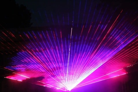 laser show, laser, dunes, noordwijk, open air theatre