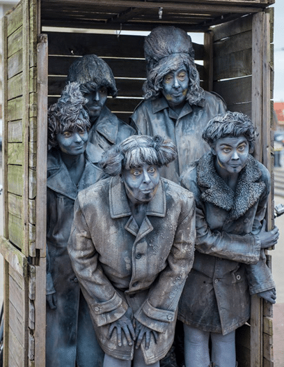 living statues, statues, images, living images, noordwijk, art, music