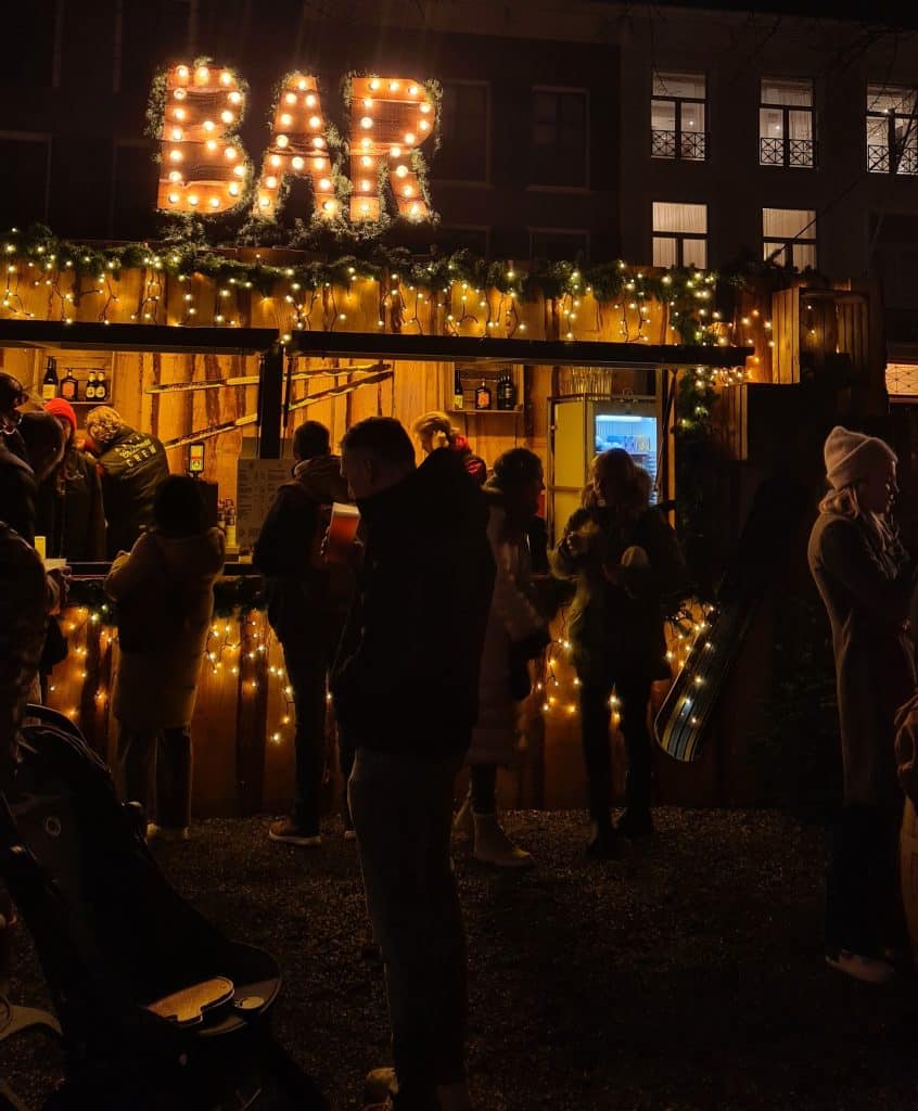 Bar for gluhwein.