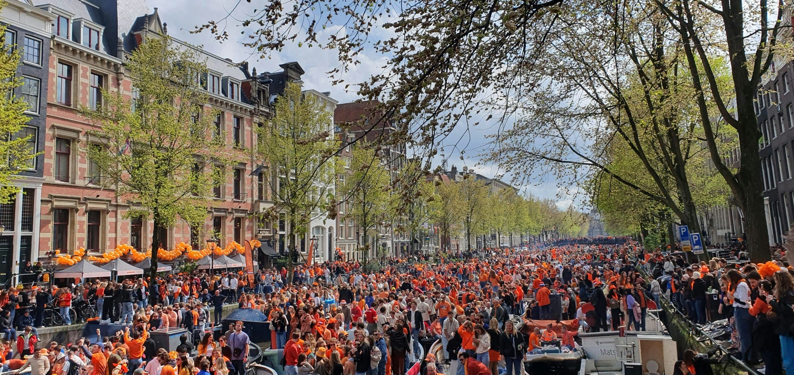 Kings day celebration in the Netherlands