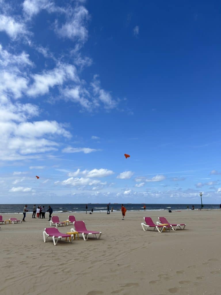 Scheveningen beach.