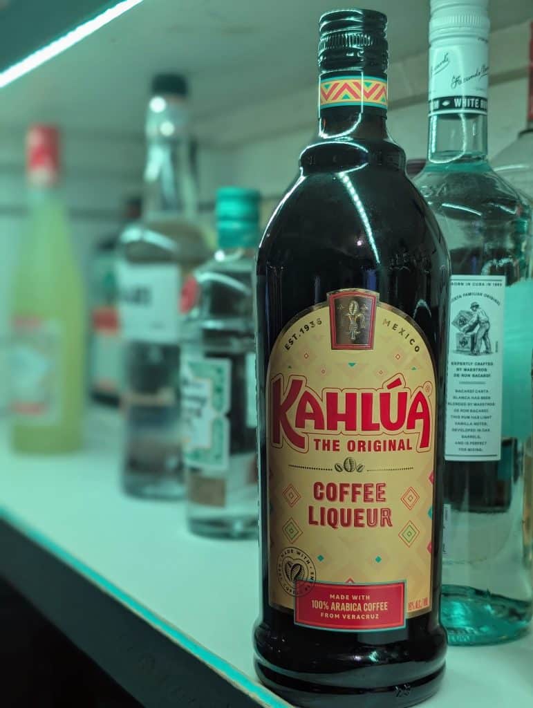 Kahlua coffee liqueur.